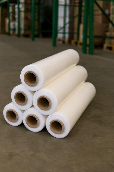 Handstretchfolie weiss opac (blickdicht) 500mm x 300m