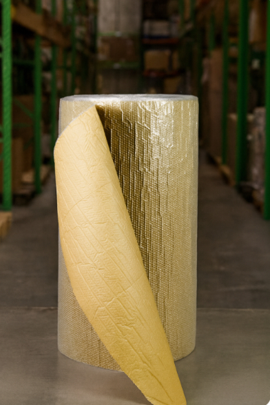 Luftpolsterfolie – kaschiert mit Papier