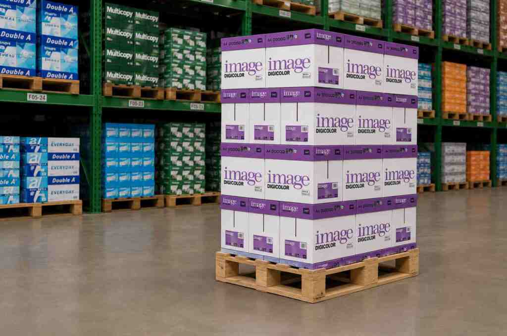 IMAGE Digicolor Farblaserpapier hochweiss A4 90g - 1 Palette (80'000 Blatt)